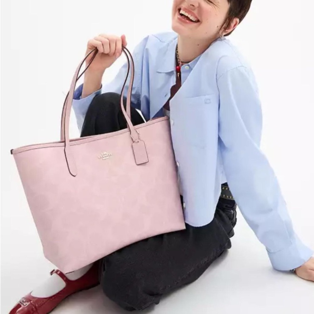 Powder Pink Tote Bag